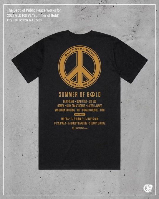 STL GLD – Official GLD FSTVL '23 "Summer of Gold" T-Shirt