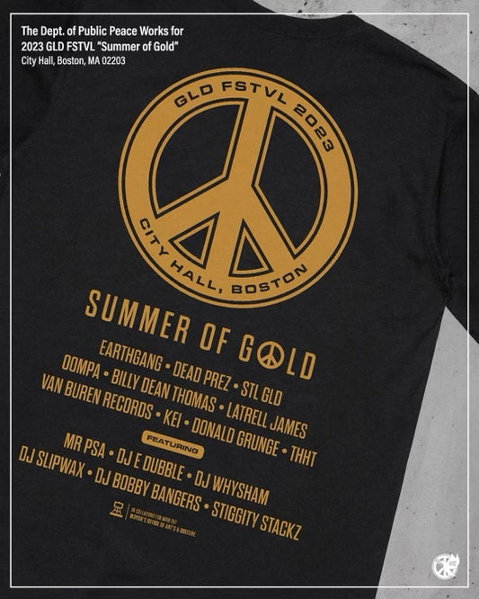 STL GLD – Official GLD FSTVL '23  "Summer of Gold" T-Shirt