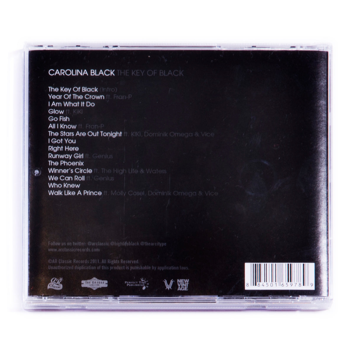 Carolina Black – The Key of Black CD